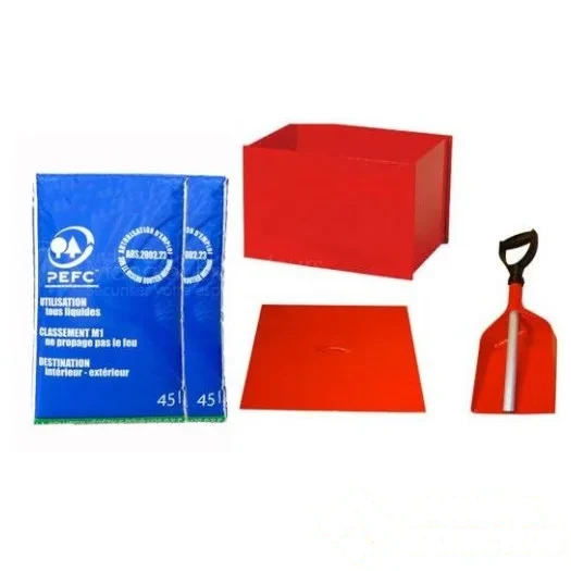 Kit complet bac à sable acier avec pelle — image 1