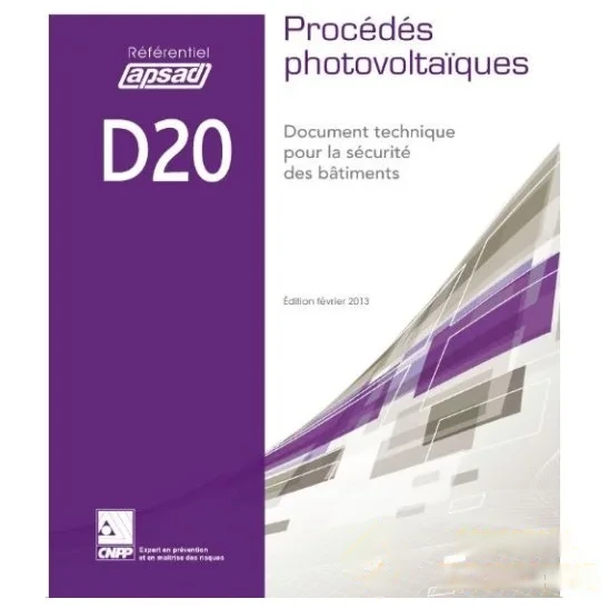 Référentiel APSAD - Règle D20