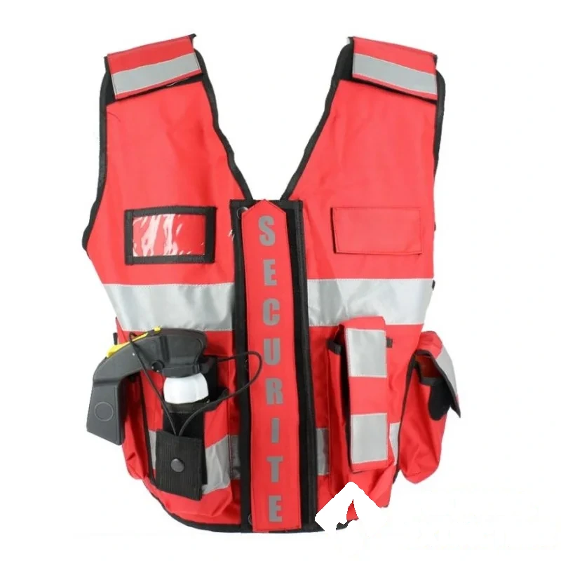 Gilet haute visibilité Rouge — image 1