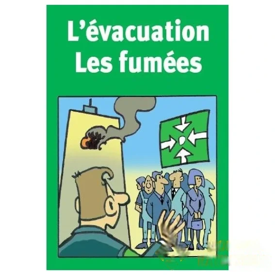 L'évacuation - Les fumées. Lot de 25 — image 1