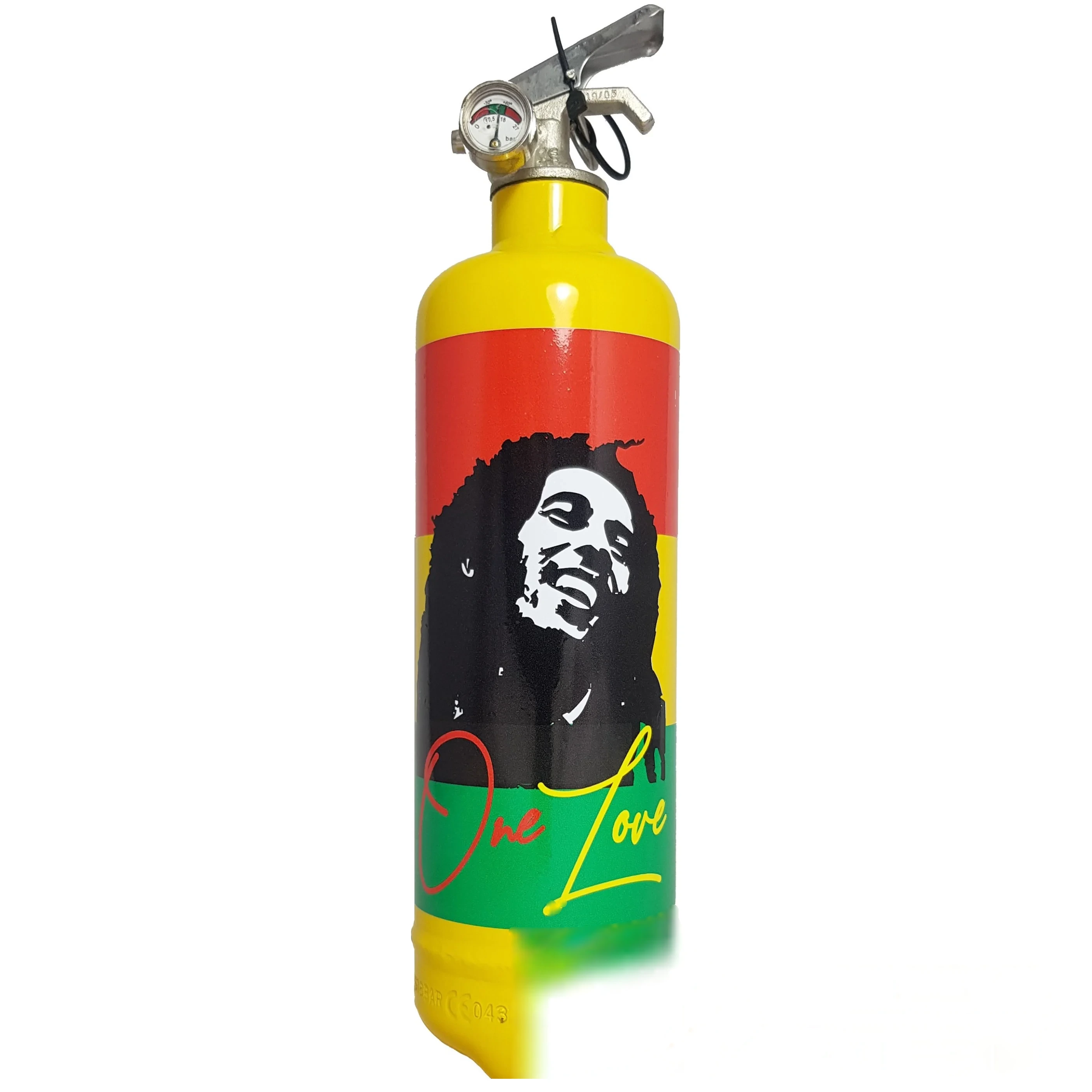 Extincteur Design "Bob Marley"