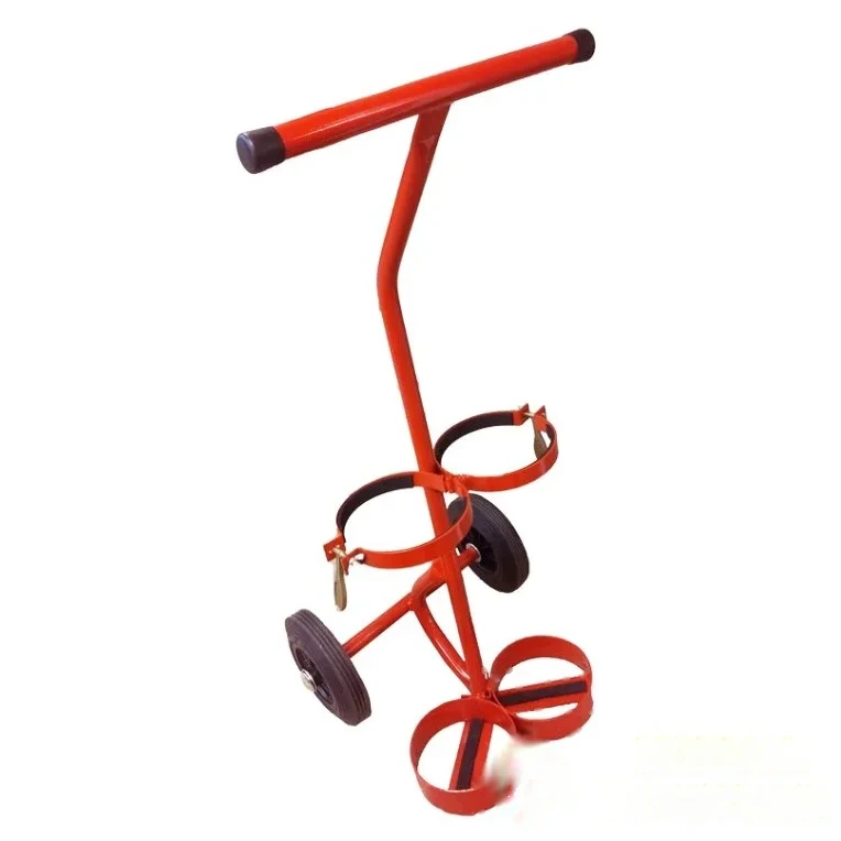 Chariot porte extincteur pour 2 extincteurs (6/9 kg) — image 1