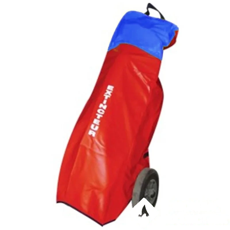 Housse pour extincteur 50 L avec coiffe bleu — image 1