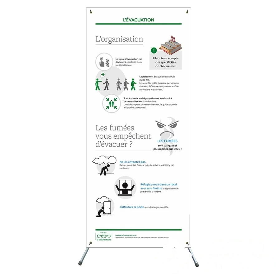 X - banner - L'évacuation: l'organisation & les fumées — image 1