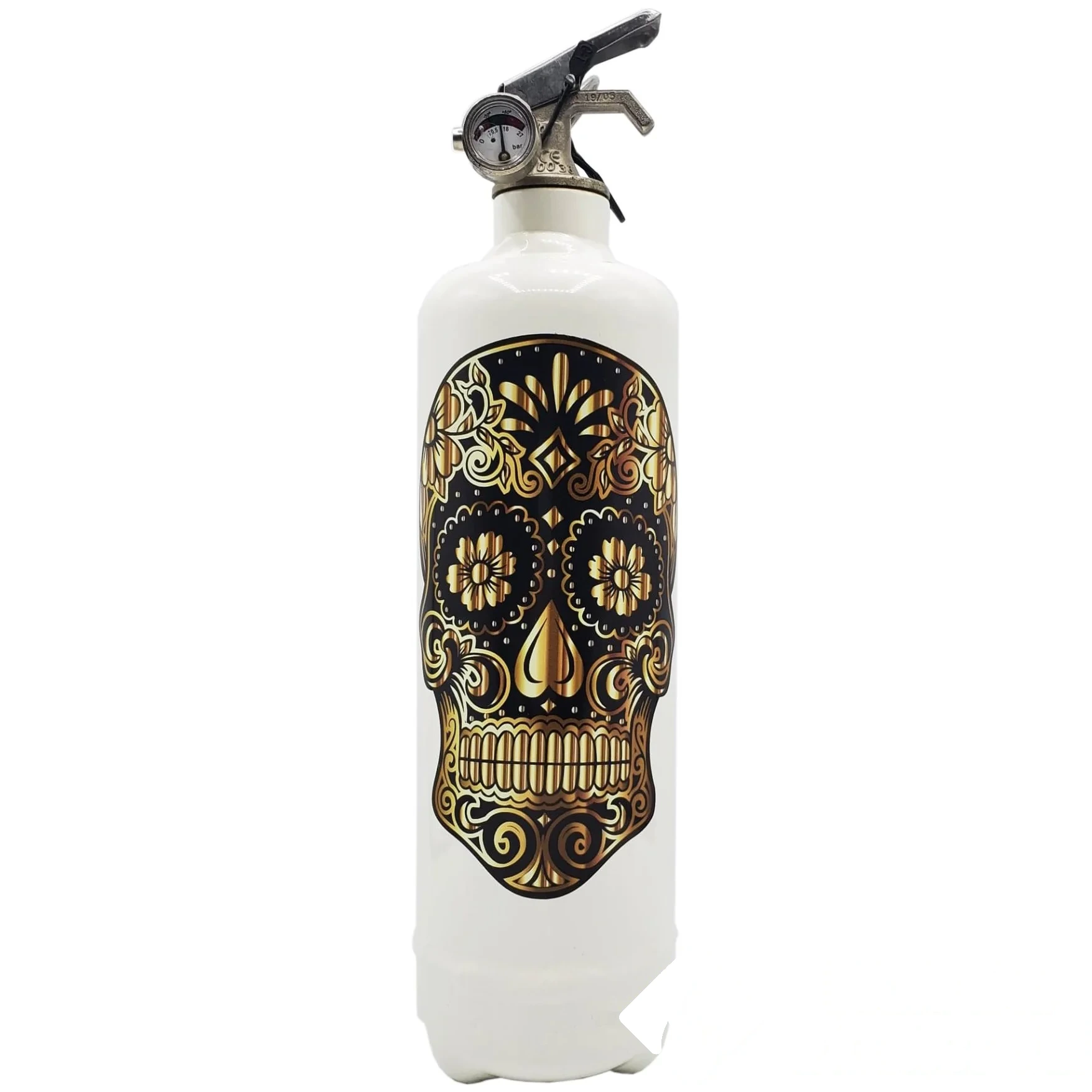 Extincteur Design "GOLDEN SKULL" — image 1