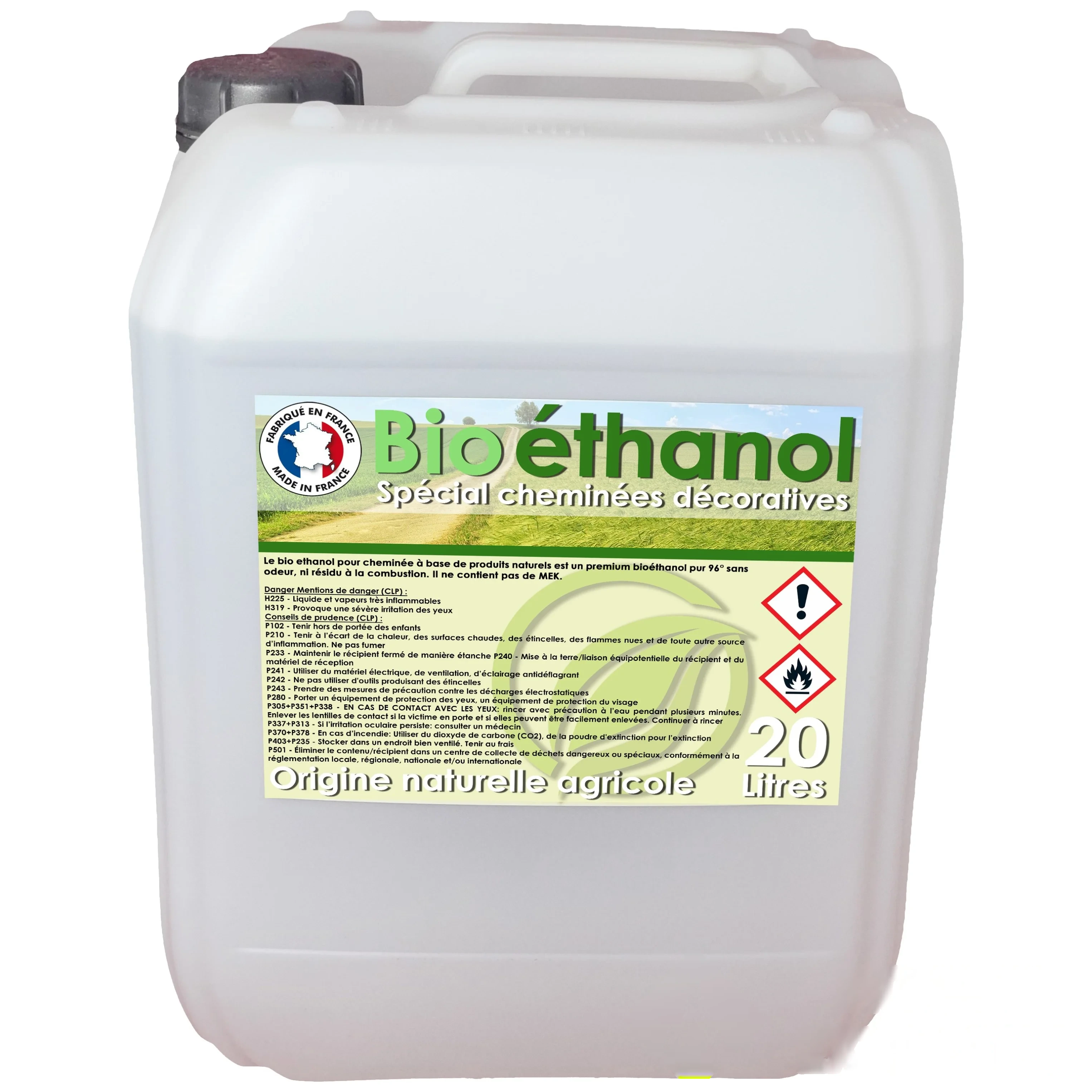 Bio éthanol pour cheminée - 100 L — image 1