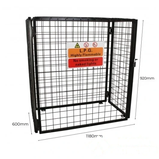 Cage Métallique pour Rangement Bouteilles de Gaz - 118 cm — image 1