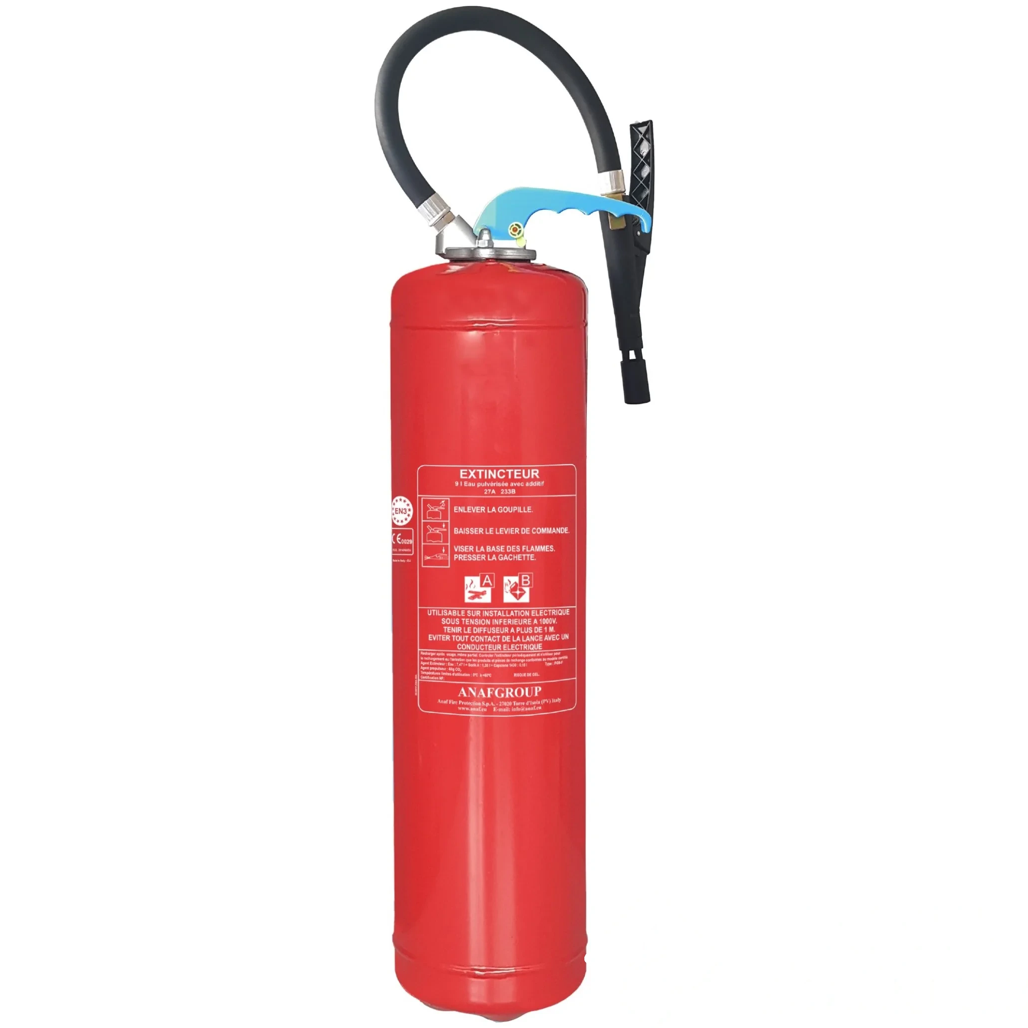 Extincteur 9 L EPA ANAF Pression Auxiliaire