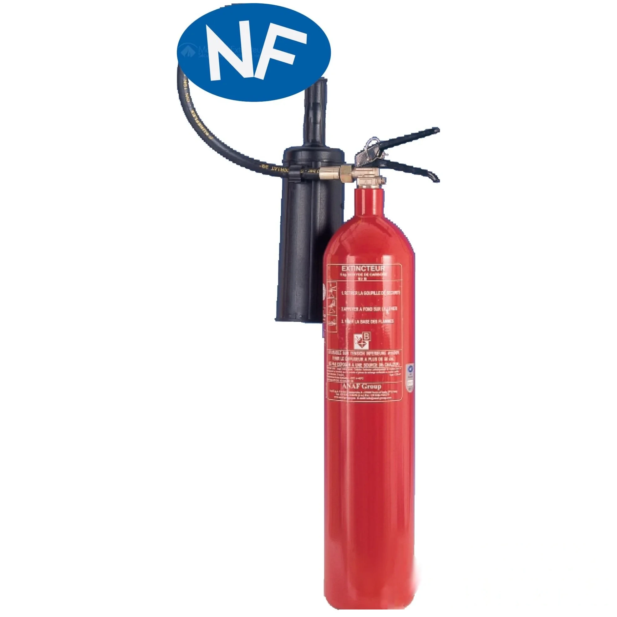 Extincteur CO₂ capacité 5 kg NF - Marque ANAF — image 1