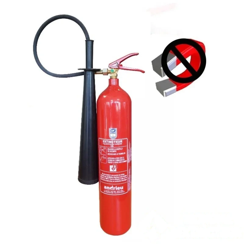 Extincteur CO₂ capacité 5 kg AMAGNÉTIQUE - Marque ANDRIEU