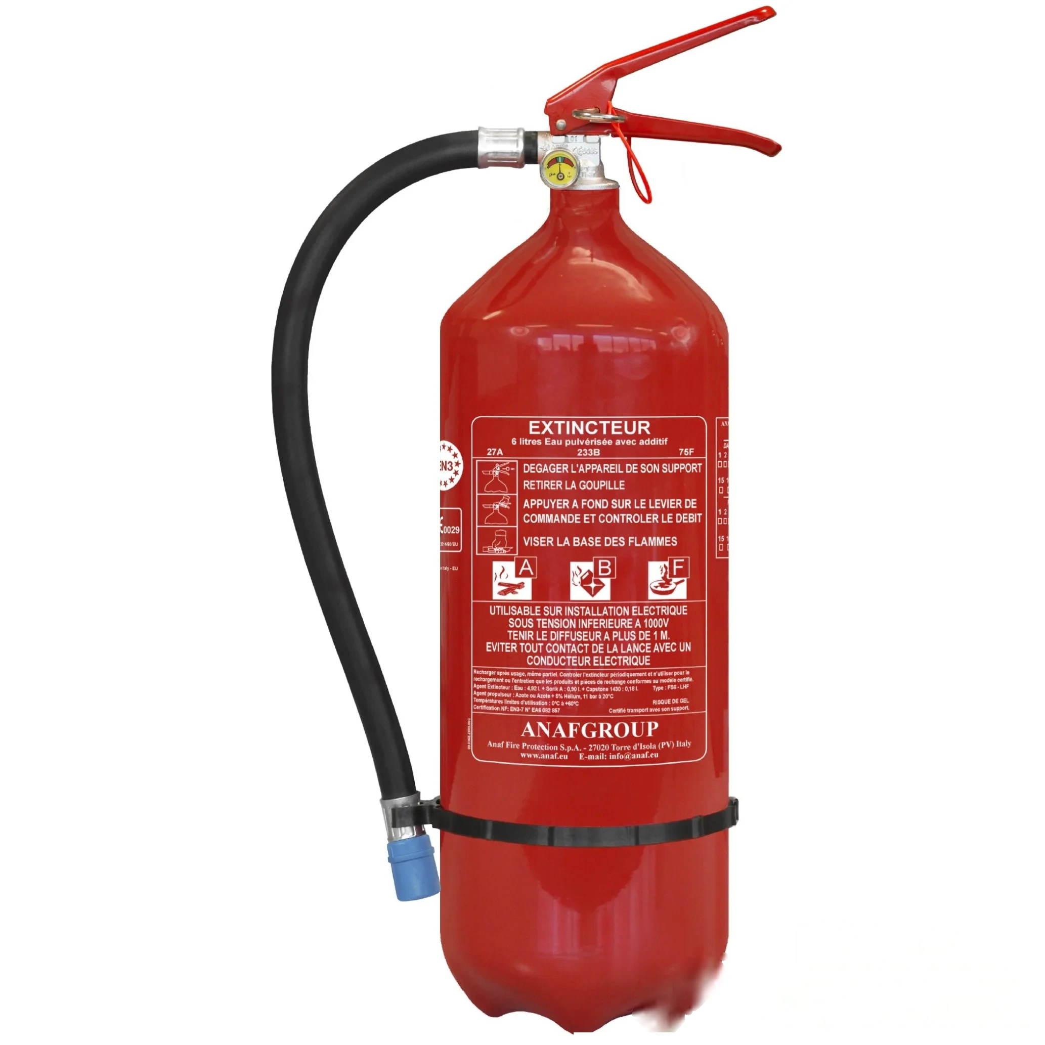 Extincteur 6 L ABF - Marque ANAF — image 1