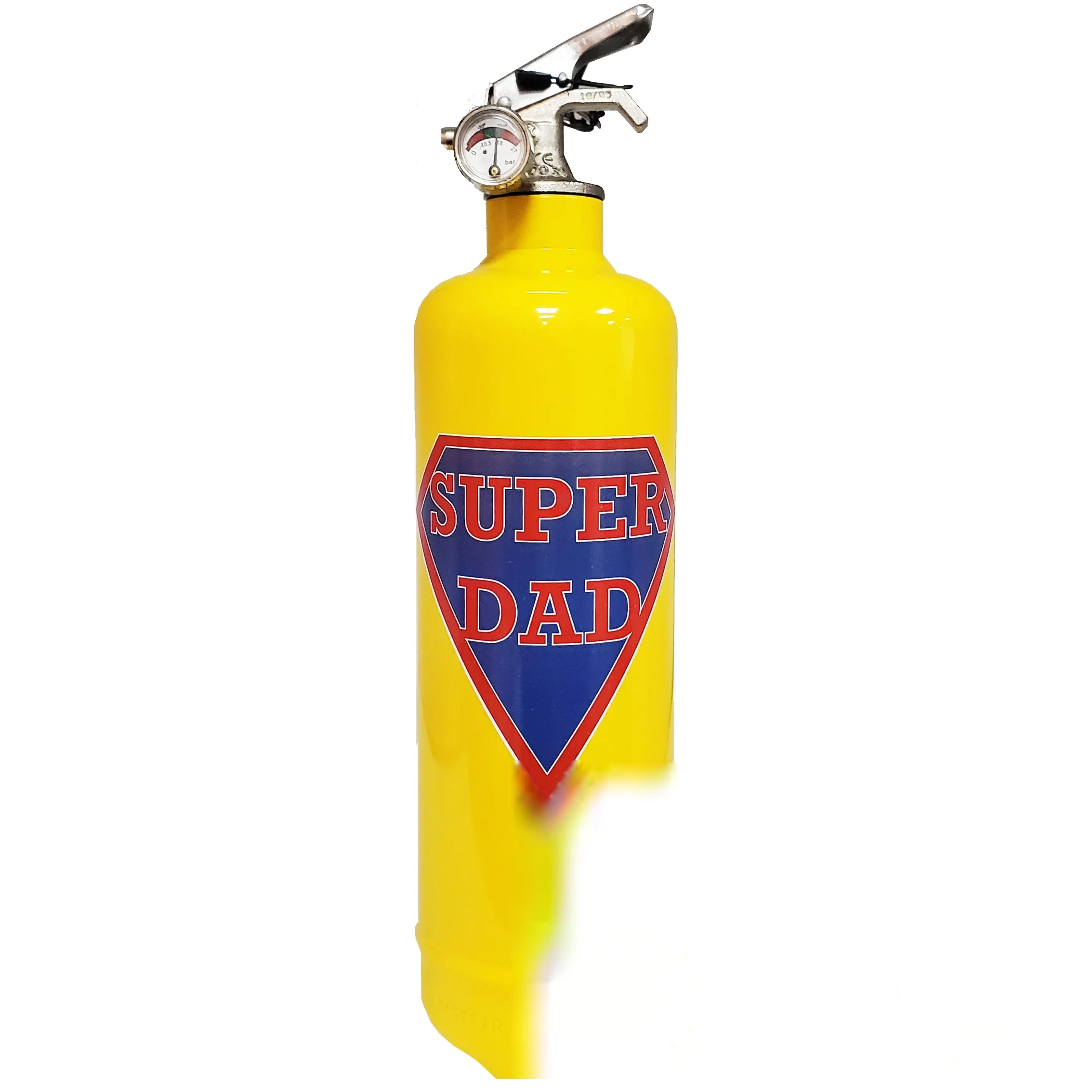 Extincteur Design "SUPER DAD YELLOW"