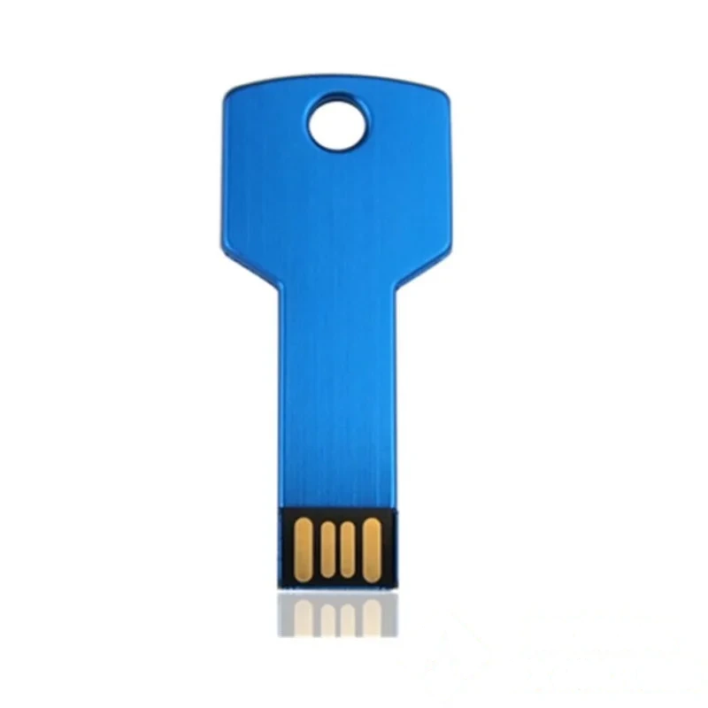 Clé USB 64 Go - Unique - couleur Bleue — image 1