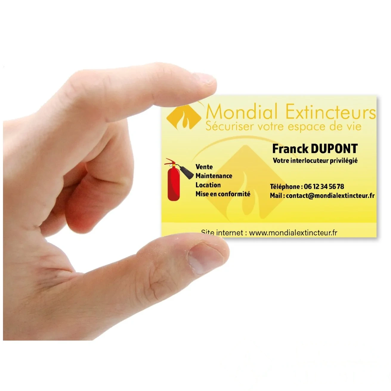 2500 Cartes de visite 8,5 × 5,4 cm - Recto — image 1