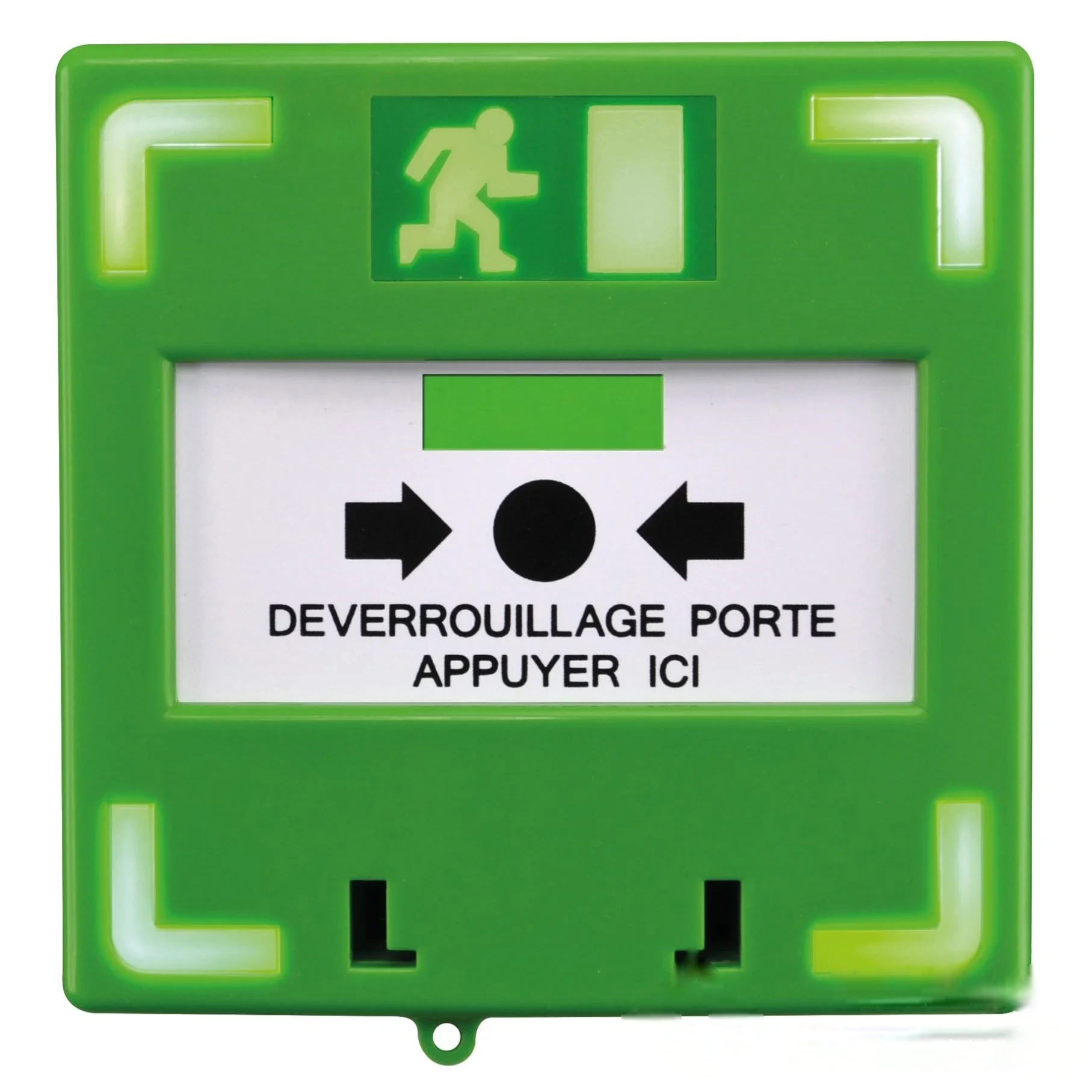 Déclencheur manuel vert lumineux et sonore — image 1