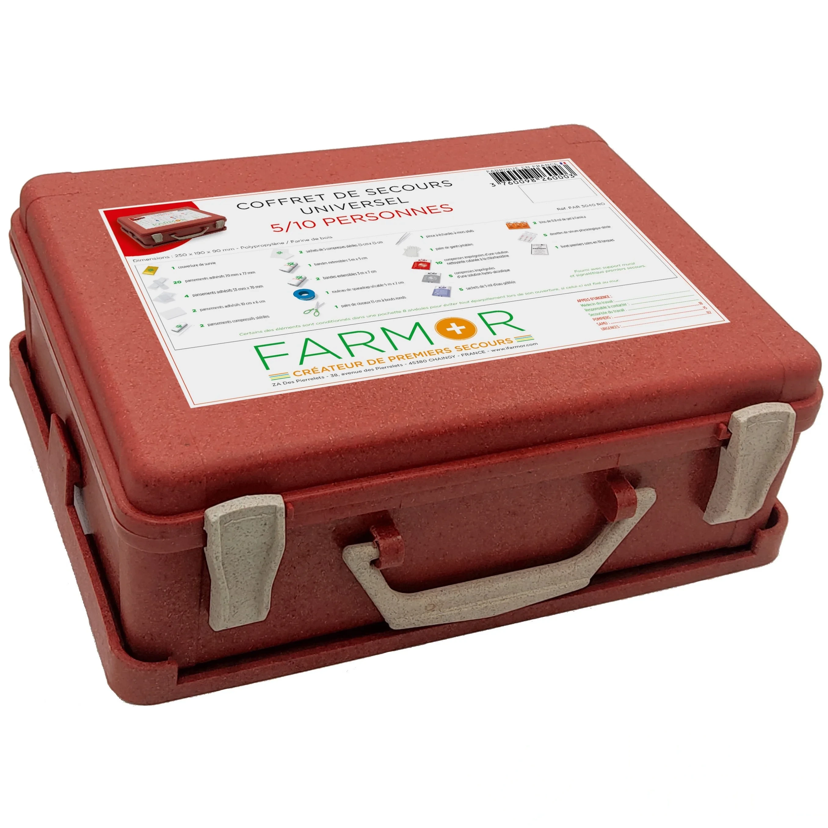 Coffret de secours 5/10 personnes