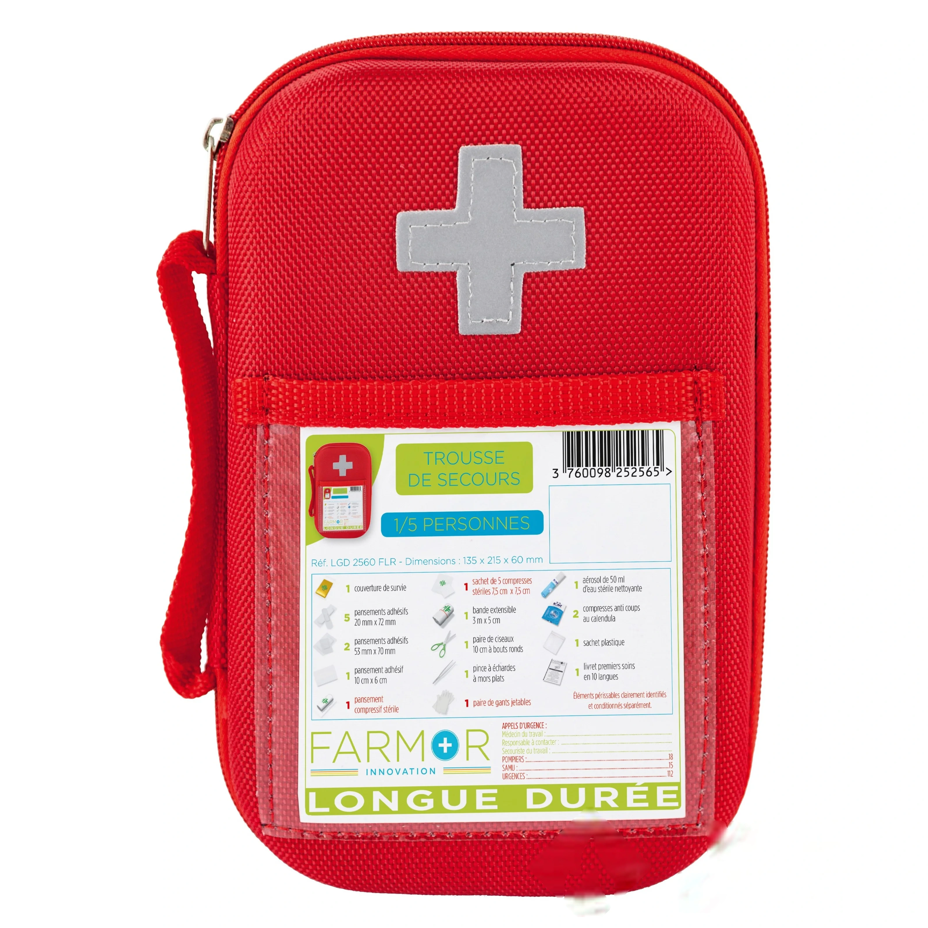 Valise de secours « Longue Durée » 1 / 5 personnes