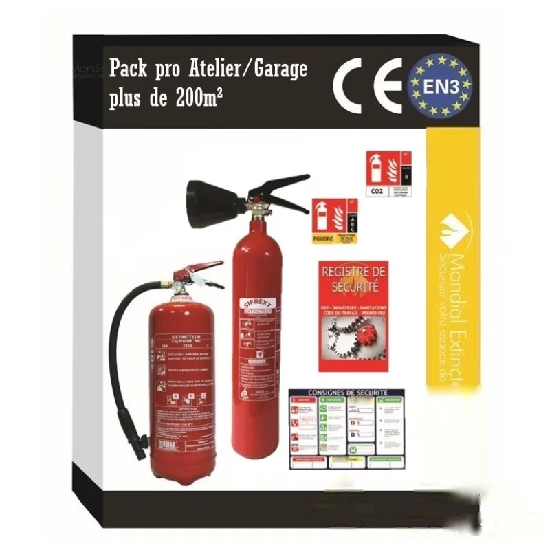 12 - Kit sécurité pour bureau supérieur à 200 M²