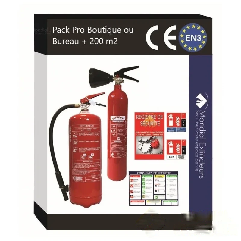 12 - Kit sécurité pour bureau supérieur à 200 M²