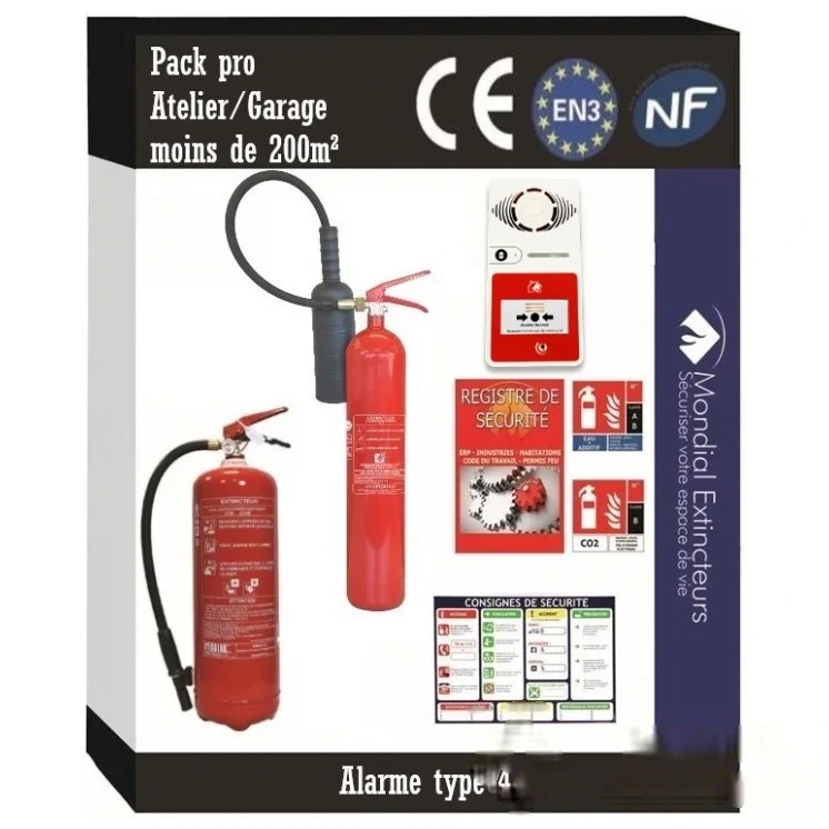 14 - Kit Spécial atelier de - 200 M² avec alarme Type 4