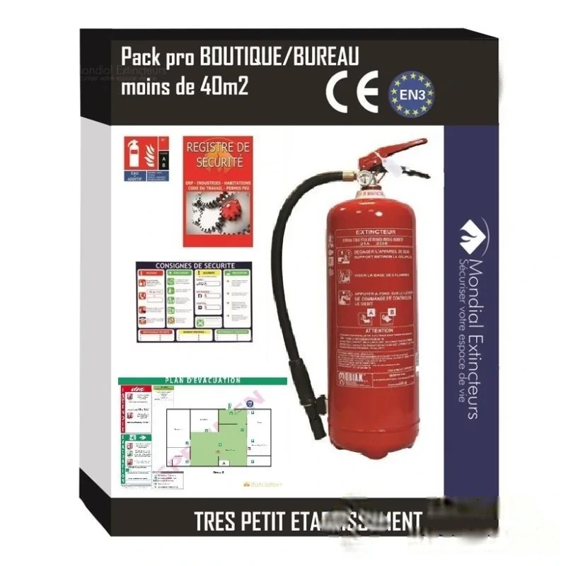 Kit sécurité pour cabinet médical - 40 M² avec plan d'évacuation — image 1