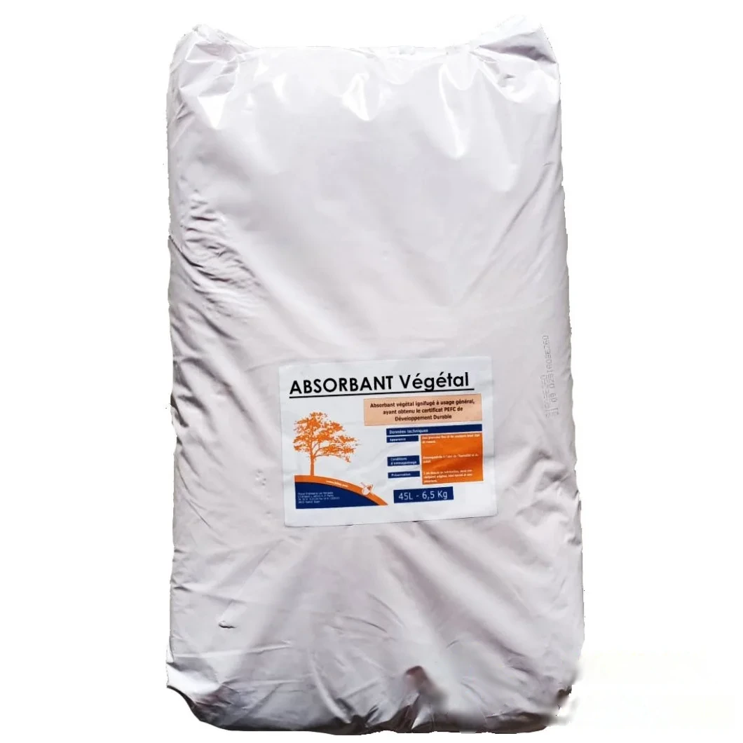 Lot de 4 sacs d'absorbant végétal ignifugé contenance 45 L — image 1