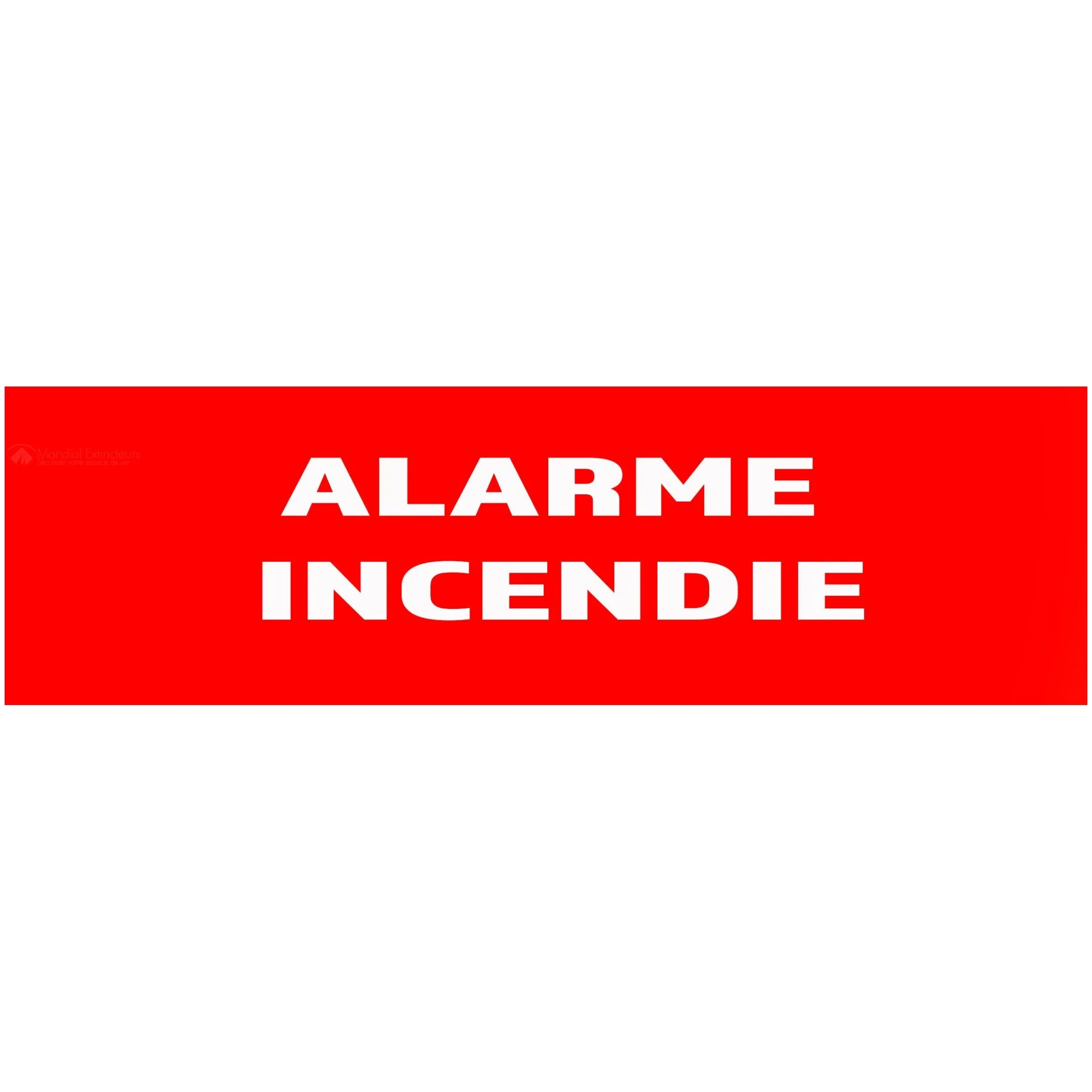 50 Panneaux "Alarme Incendie" 200 mm × 60 mm — image 1