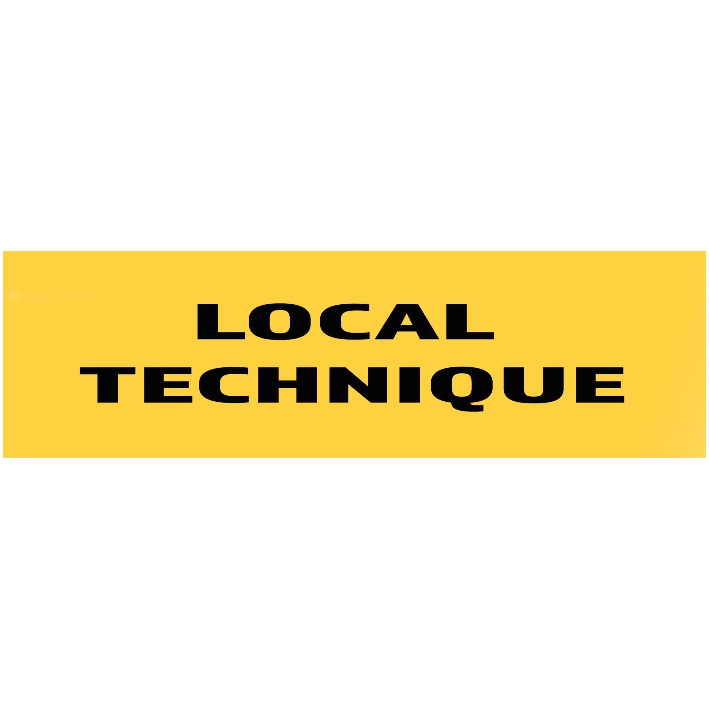 50 Panneaux "Local technique" 200 mm × 60 mm — image 1