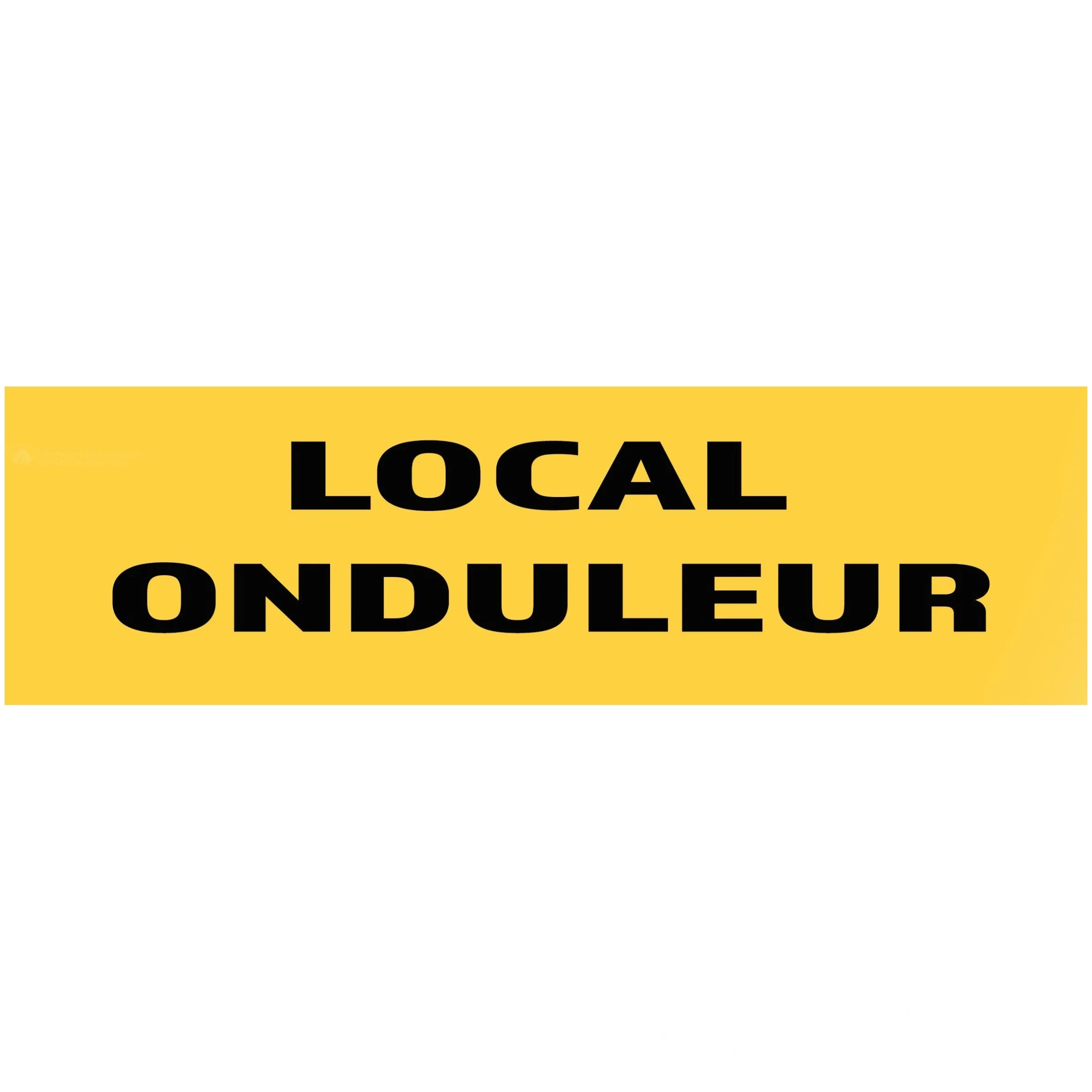 Panneau "Local onduleur" 200 mm × 60 mm
