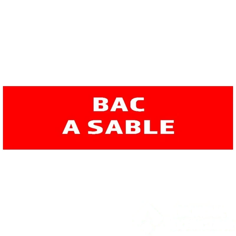 20 Panneaux "Bac à sable" 200 mm × 60 mm — image 1