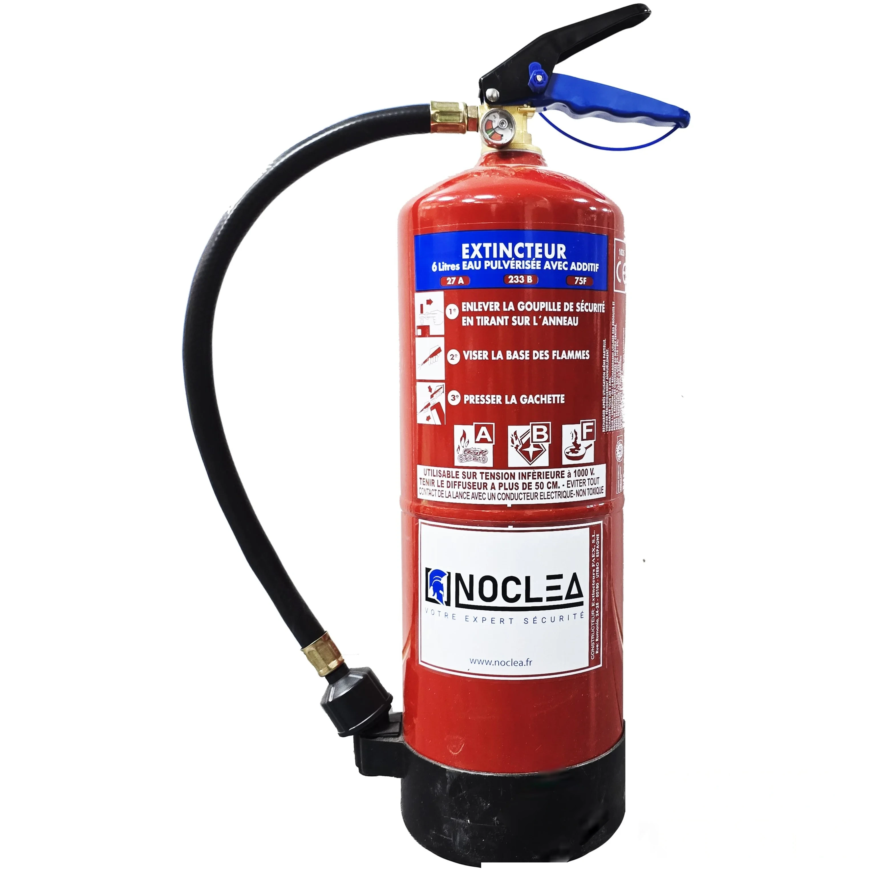 Extincteur 6 L à eau pulvérisée avec additif SANS FLUOR - Classe ABF — image 1