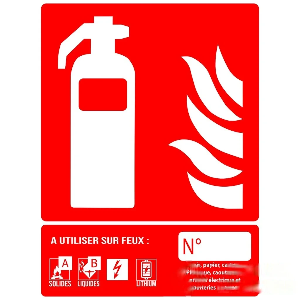 Panneau PVC 10 × 15 cm - Classe AB - Lithium — image 1