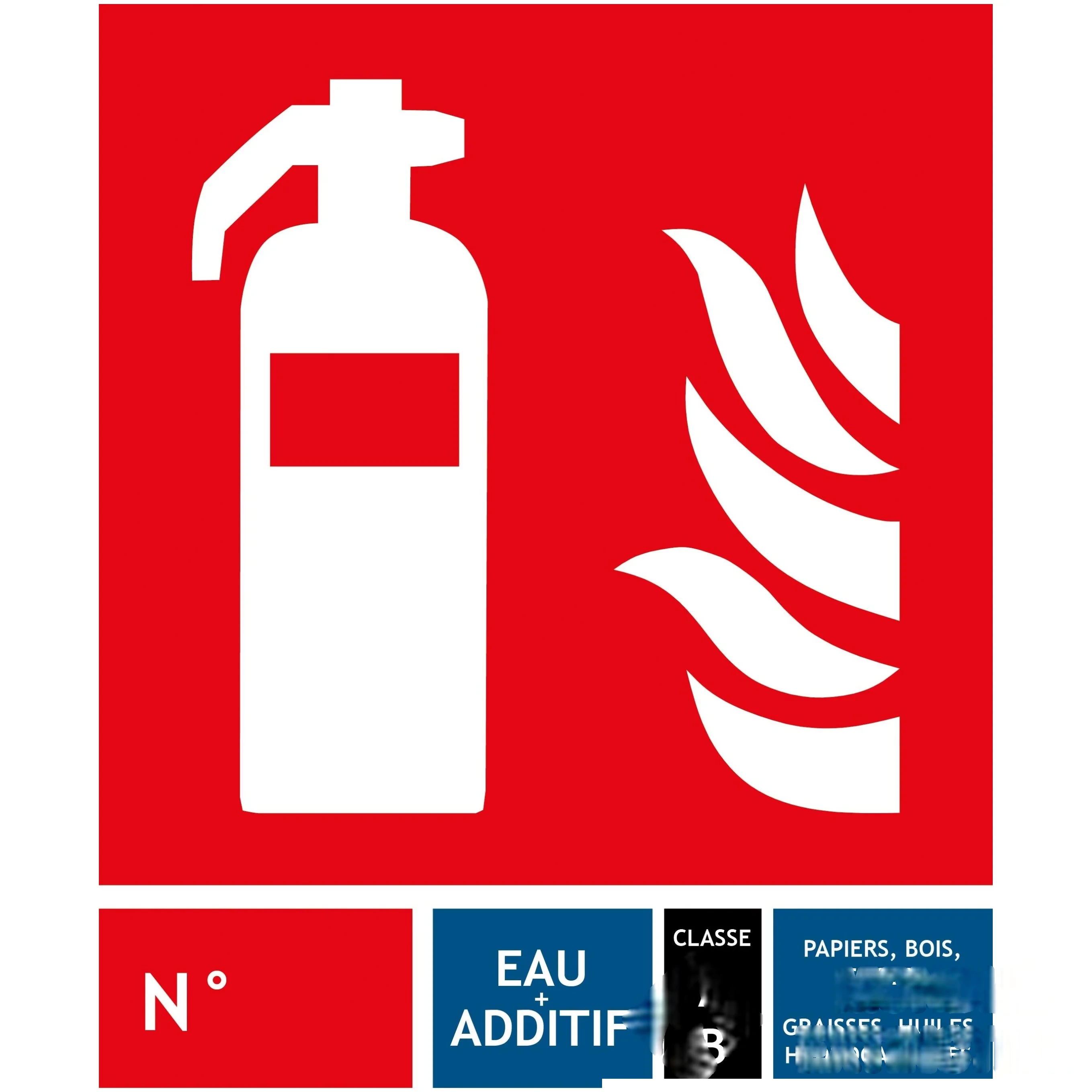 Panneau PVC eau pulvérisée additif 20 × 24 cm - Classe AB — image 1