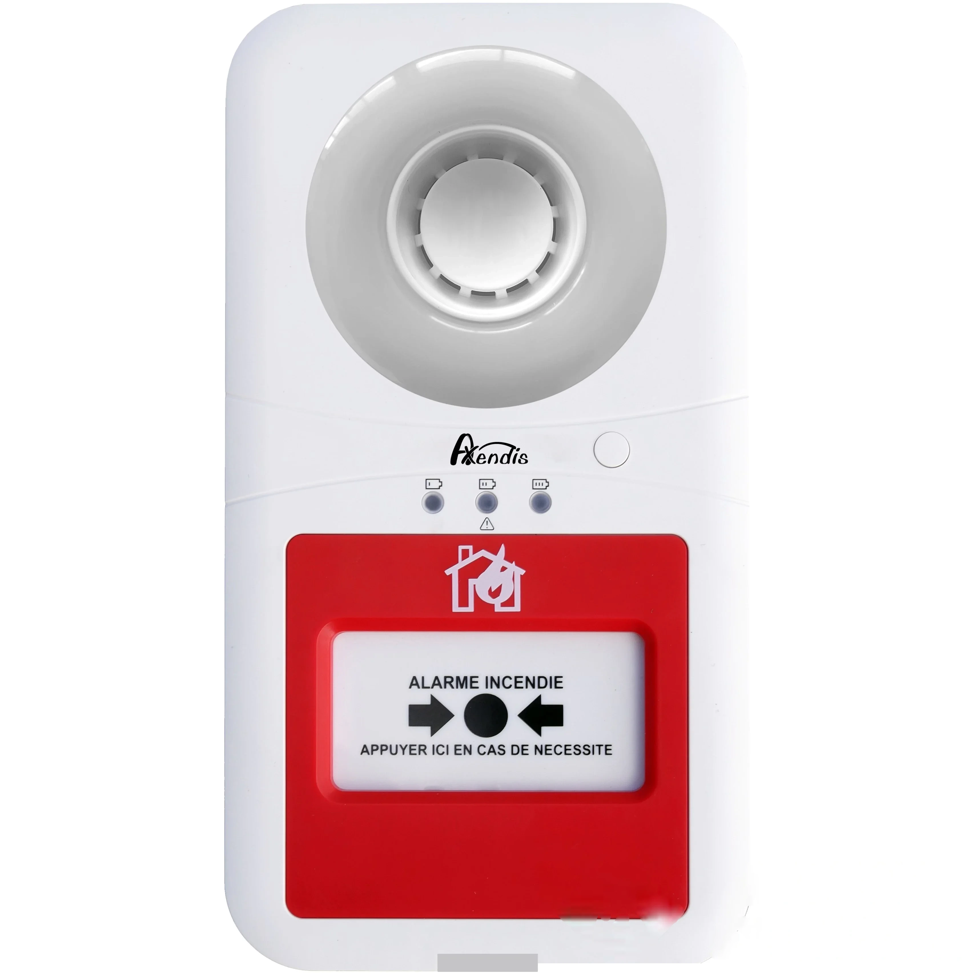 Alarme type 4 autonome Axendis avec flash LED lumineux — image 1