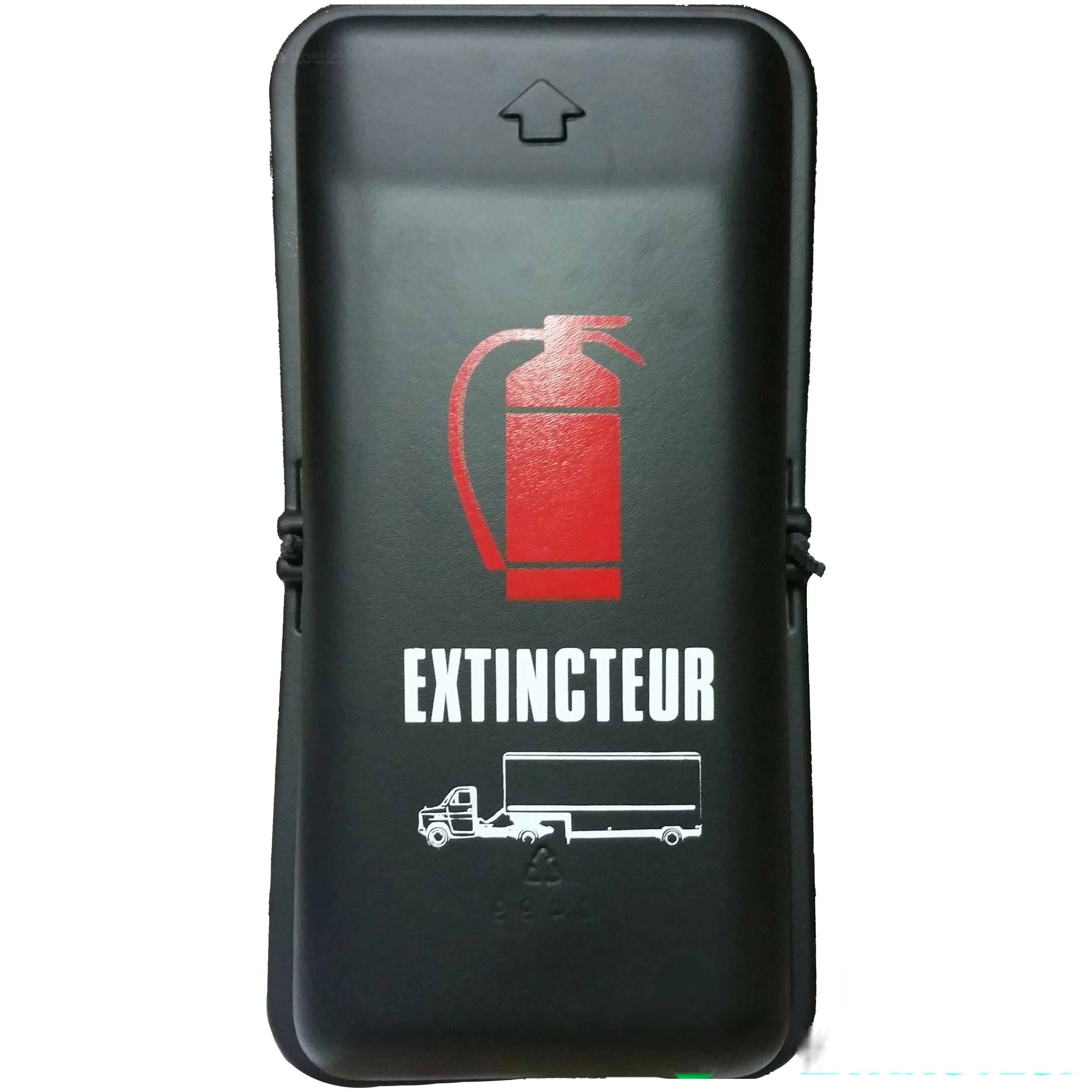 Armoire extincteur 6 kg en plastique Noire — image 1
