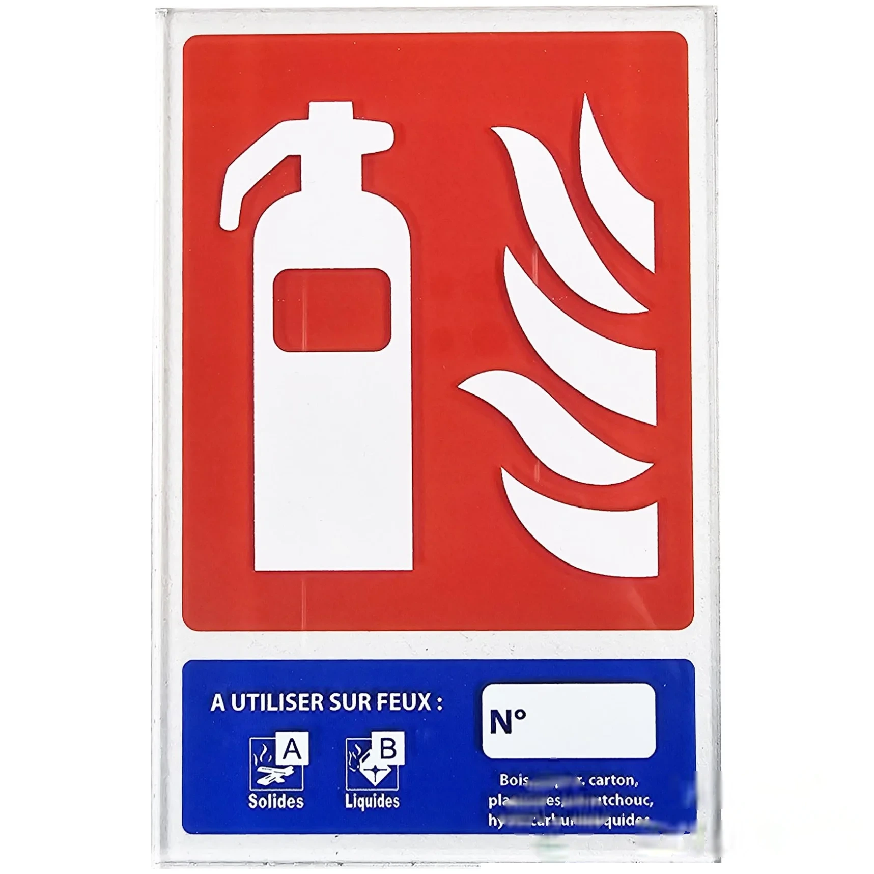 Panneau Plexiglass eau pulvérisée additif 10 × 15 cm - Classe AB — image 1