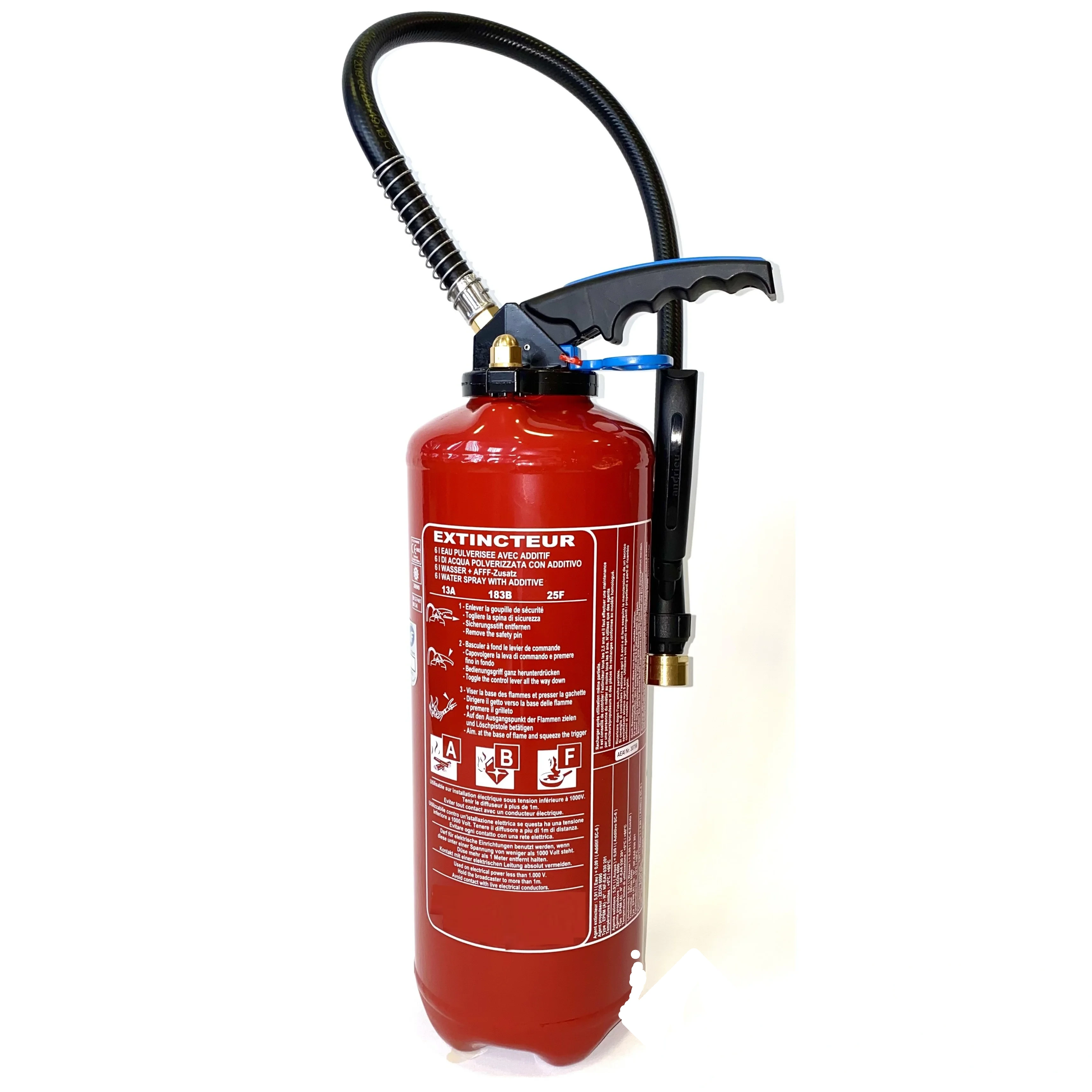 Extincteur 6 L ABF - Pression Auxiliaire