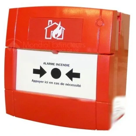 Déclencheur manuel rouge NO/NF — image 1