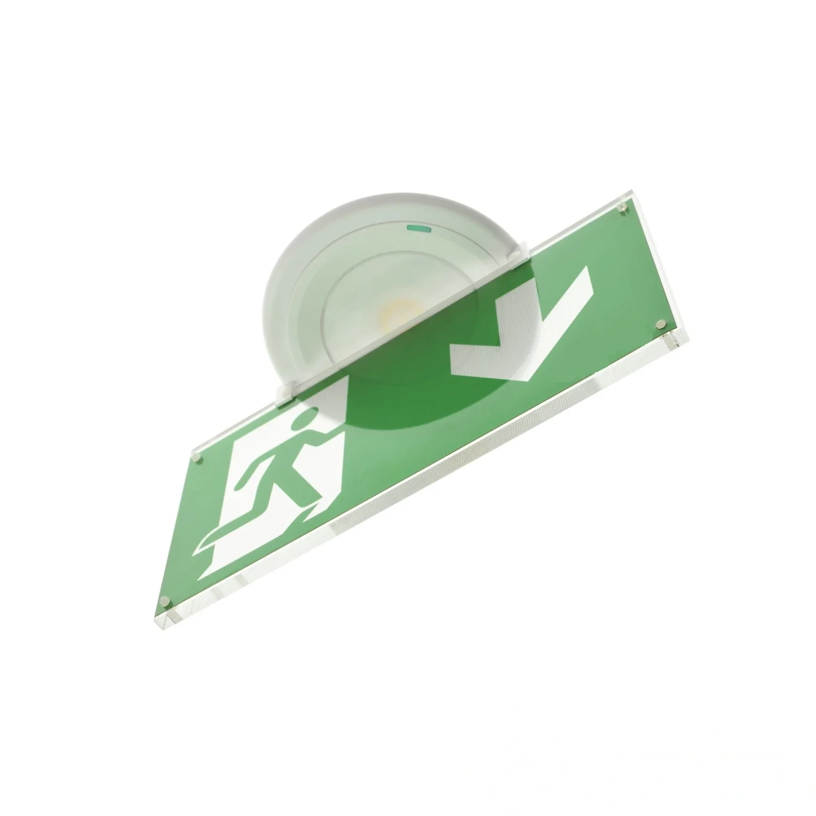 Kit pose saillie plafond avec porte étiquette "Spazio Luz" — image 1