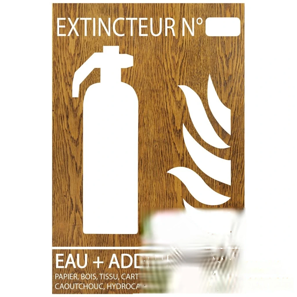 Panneau PVC style bois eau + additif 10 × 15 cm - Classe AB — image 1