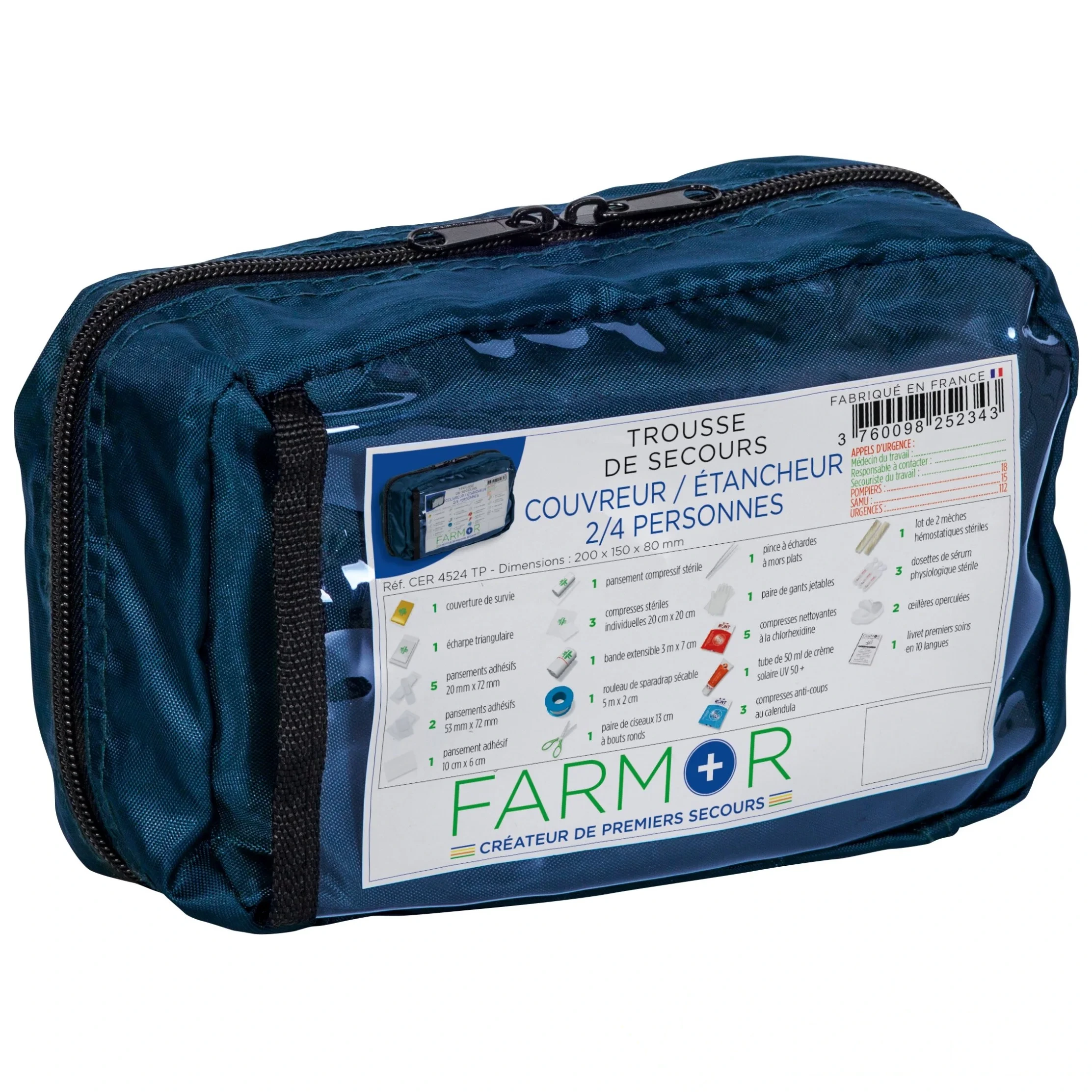 Trousse de secours "Couvreur & Etancheur" 2/4 personnes — image 1