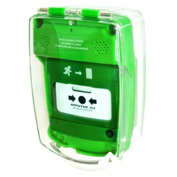 Coque de protection vert avec sirène — image 1