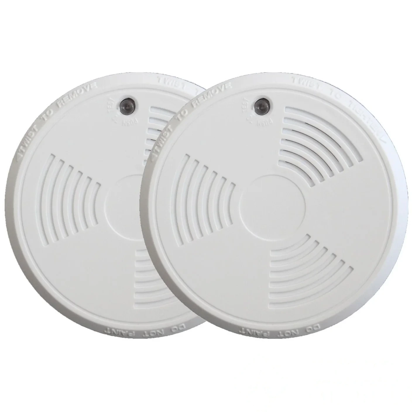 Pack 2 Détecteurs de fumée EN 14604 avec attestation — image 1
