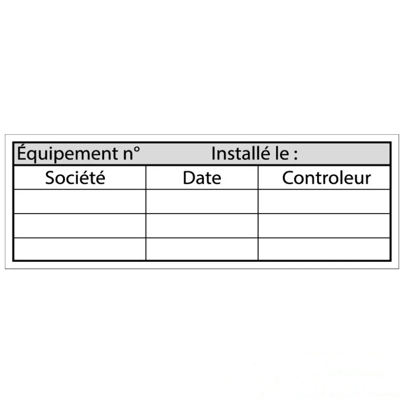 Étiquettes BAES neutre - Vinyle Autocollant - Lot de 100 — image 1
