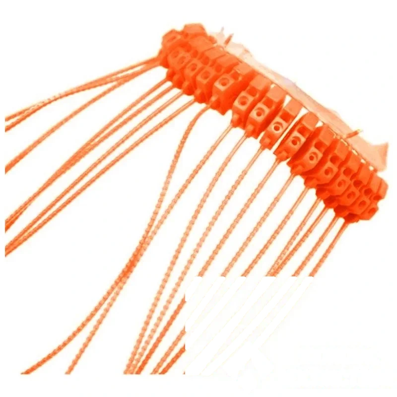 Lot de 300 plastoscellés oranges longueur 160 mm — image 1