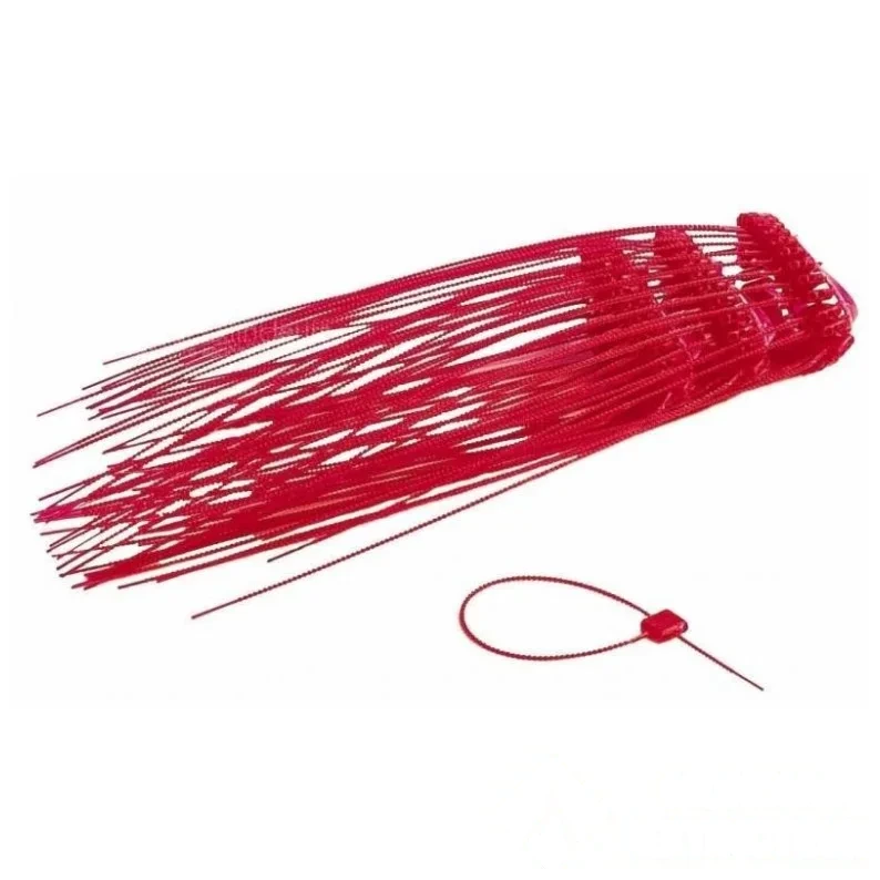 Lot de 300 plastoscellés rouges longueur 160 mm — image 1