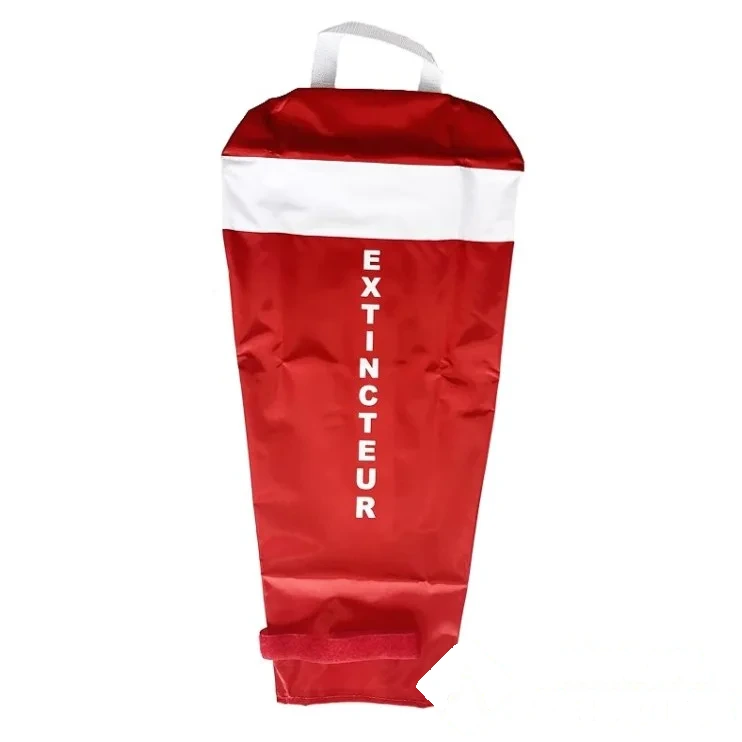 Housse d'extincteur format universel pour CO₂ 2 kg - Rouge/Blanc — image 1