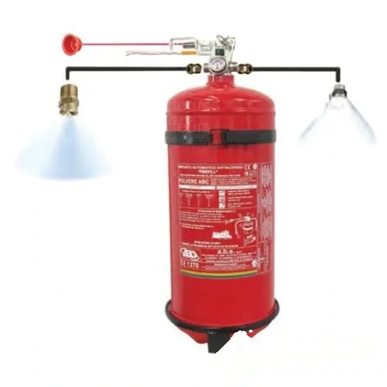 Extincteur automatique à tirette FM200 pour bateau capacité - 9 kg — image 1