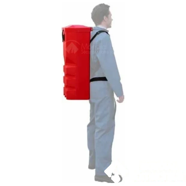 Coffret spécial transport dorsal et véhicule - Extincteur 6 kg/6 L