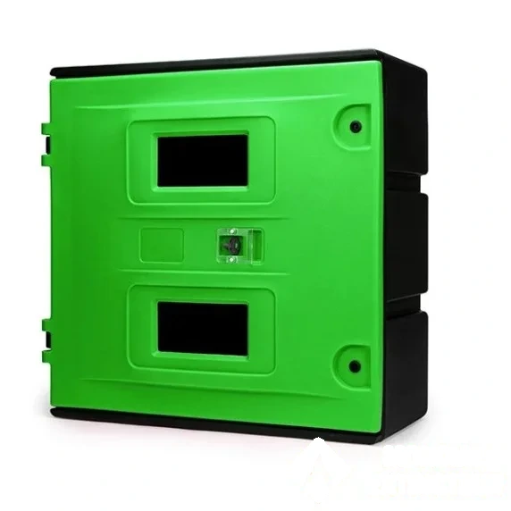 Coffret double XXL à clé pour appareil respiratoire - Vert — image 1